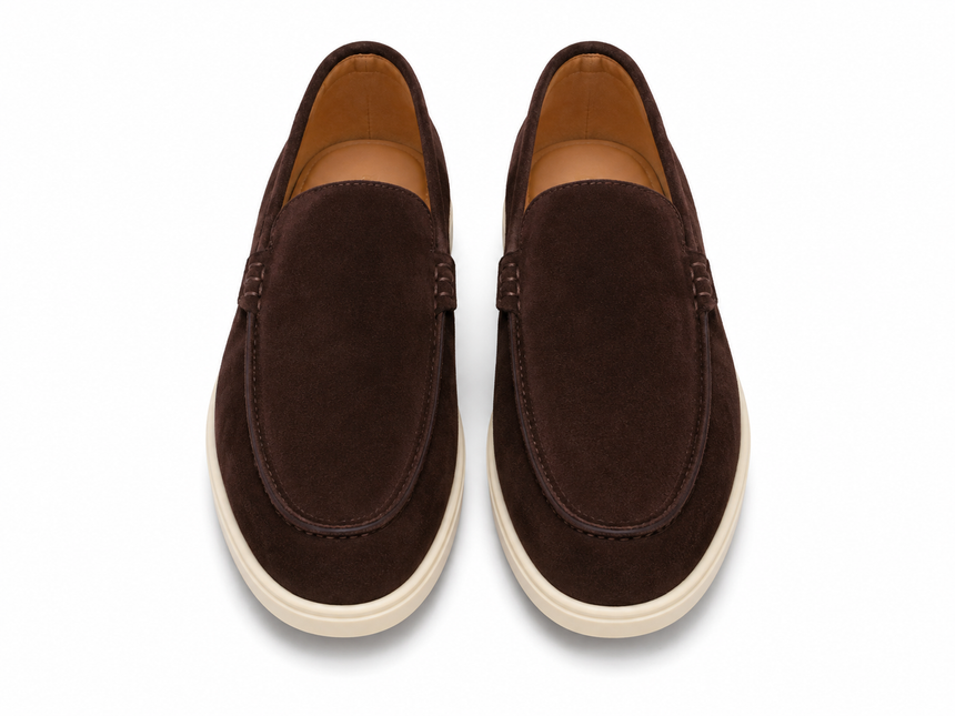 CloudStep Suede Slip-On Loafers