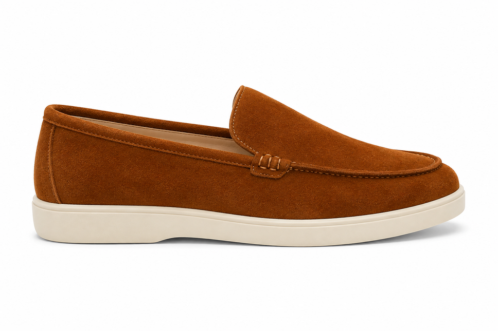 CloudStep Suede Slip-On Loafers