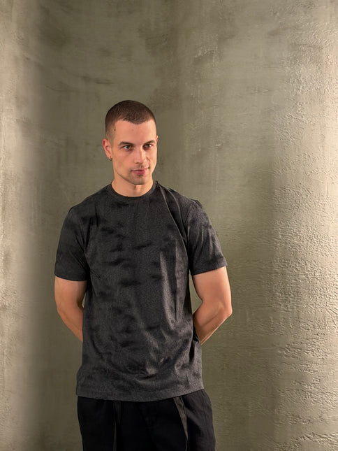 Velvet Textured Slim Fit T-Shirt