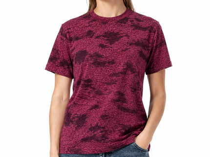 Velvet Textured Slim Fit T-Shirt women