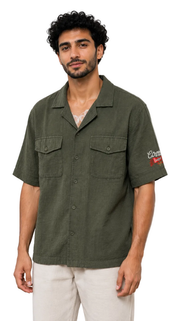 Vintage Coors Embroidered Oversized Shirt