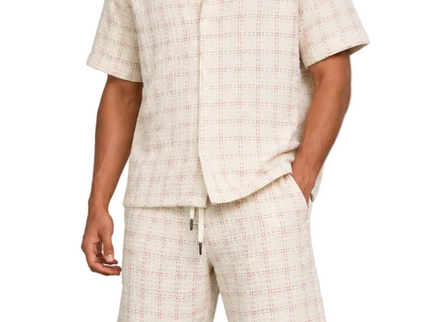 Check Textured Resort Set