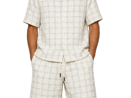 Check Textured Resort Set