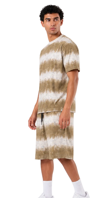 Distressed Stripe Co-Ord Set