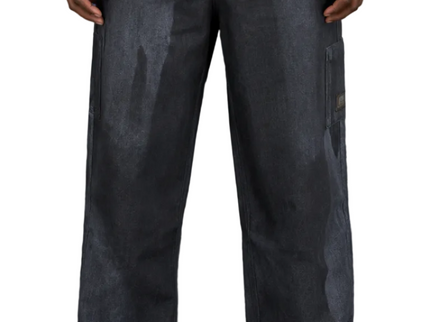 Relaxed Straight-Leg Trousers – Charcoal