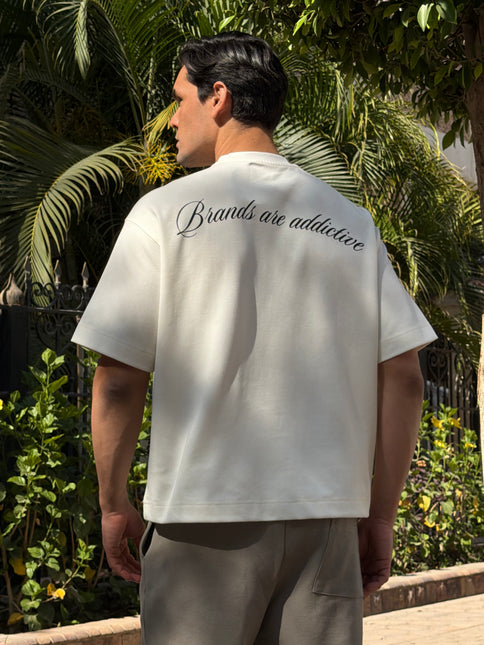 Brands Are Addictive Oversized T-Shirt – Off White