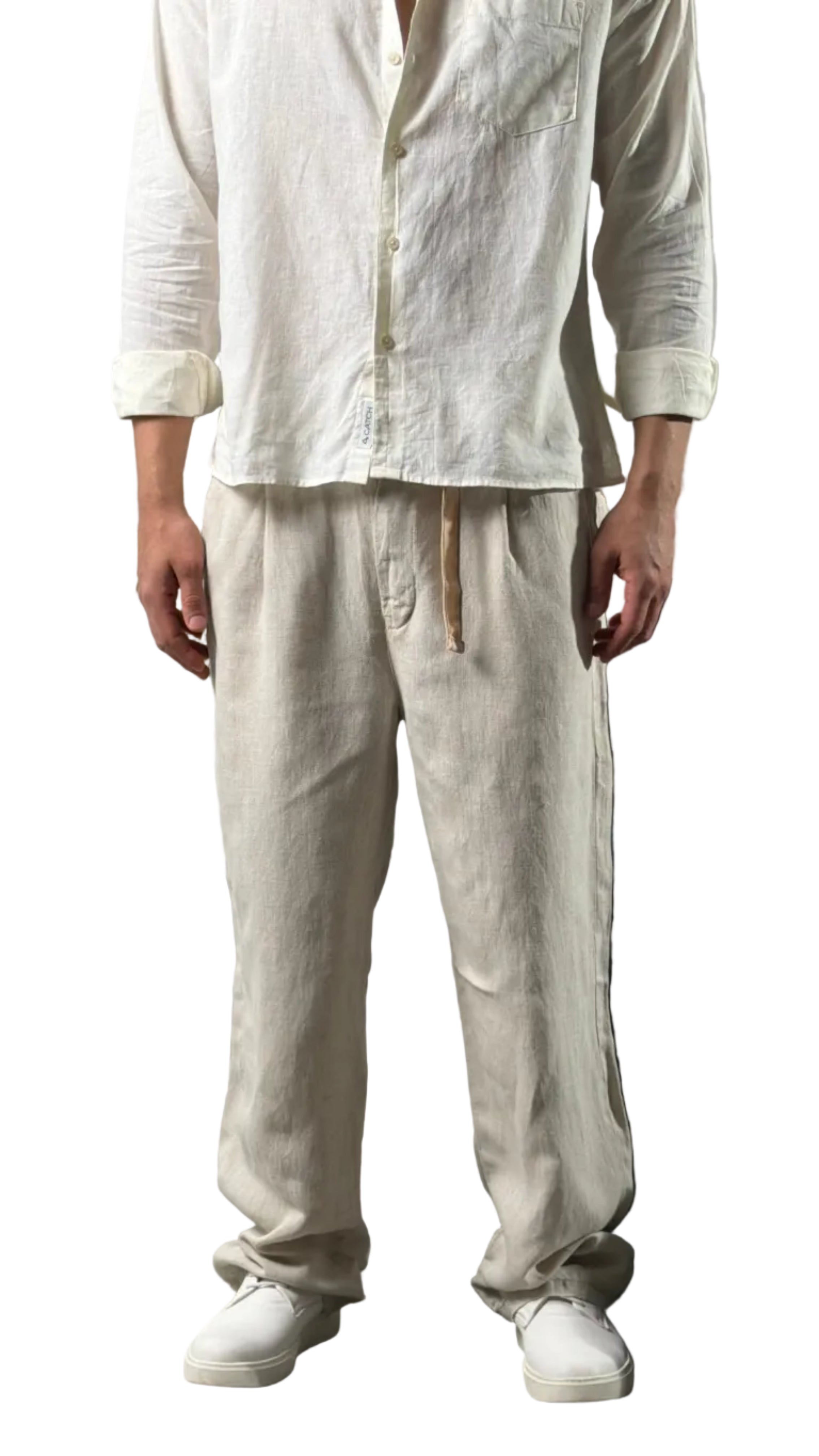 Relaxed Linen Blend Pants