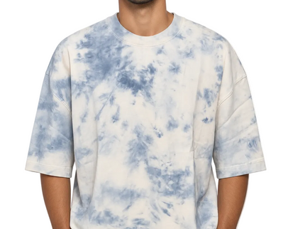 Pink Burst Tie-Dye Oversized T-Shirt