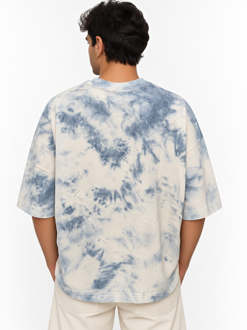 Pink Burst Tie-Dye Oversized T-Shirt