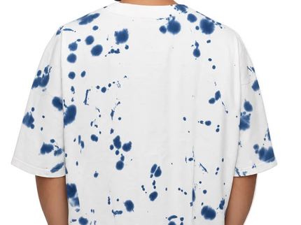 Blue Splash Oversized T-Shirt