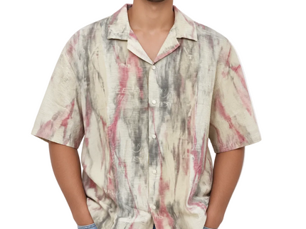 Vintage Wash Camp Collar Shirt