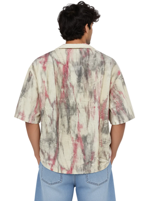 Vintage Wash Camp Collar Shirt
