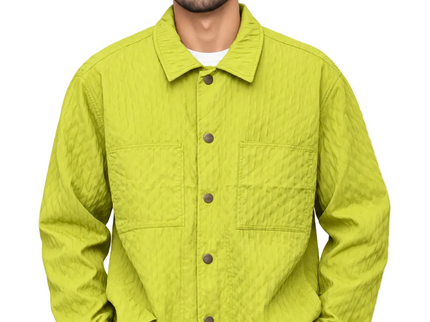 Textured Pockets Utility Jacket