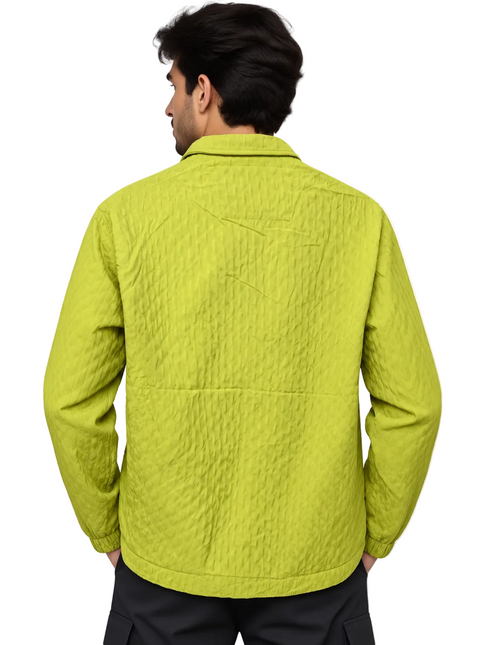 Textured Pockets Utility Jacket