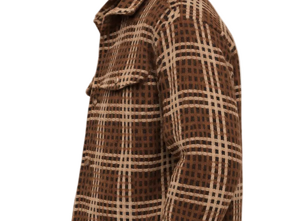 Heritage Grid Wool Jacket Over Shirt