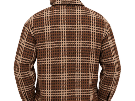Heritage Grid Wool Jacket Over Shirt