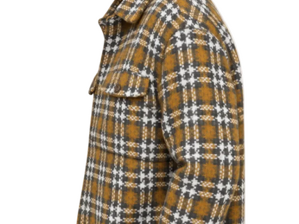 Heritage Grid Wool Jacket Over Shirt