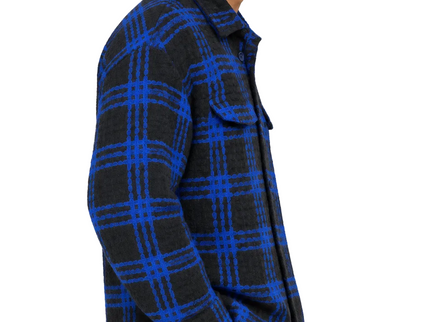 Heritage Grid Wool Jacket Over Shirt