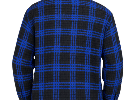 Heritage Grid Wool Jacket Over Shirt