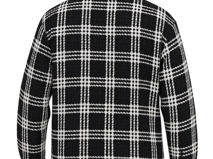 Heritage Grid Wool Jacket Over Shirt