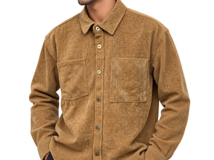 Velvet Utility Overshirt