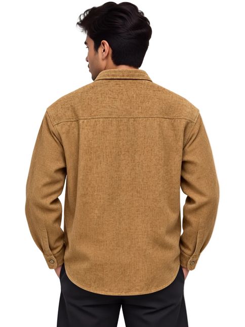 Velvet Utility Overshirt