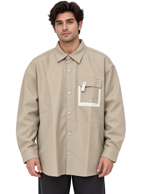 Sage Utility Classy Overshirt