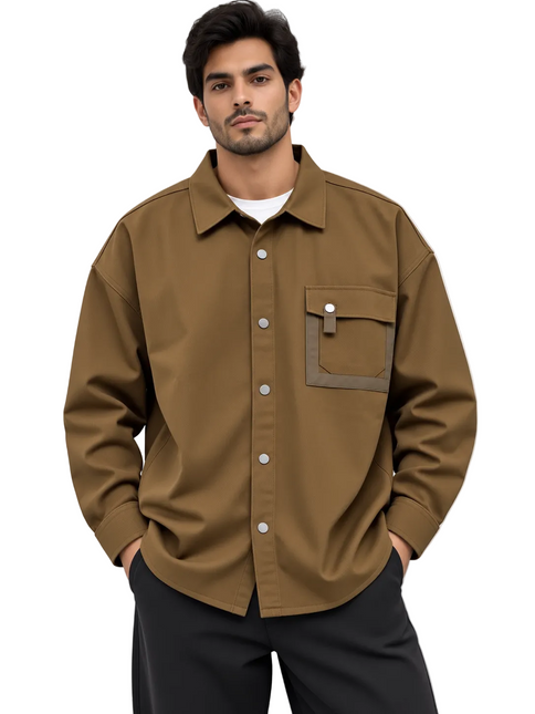 Sage Utility Classy Overshirt