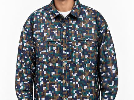Pixel Camo Utility Overshirt