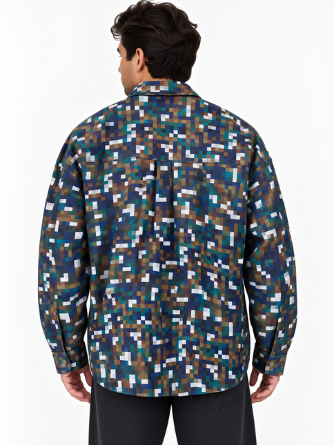 Pixel Camo Utility Overshirt
