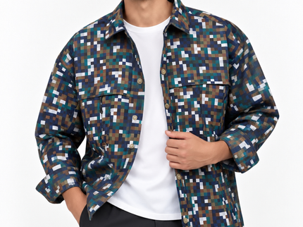 Pixel Camo Utility Overshirt
