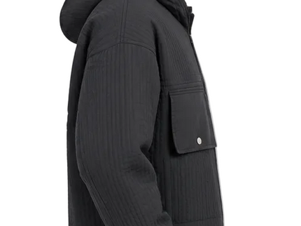 Urban Quilted Hooded Utility Jacket