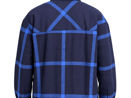 Electric Grid Utility Overshirt – Navy & Blue