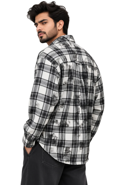 Abstract Patchwork Overshirt