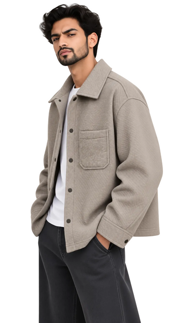 Textured Premium Utility Jacket