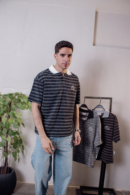 Striped Polo T-Shirt