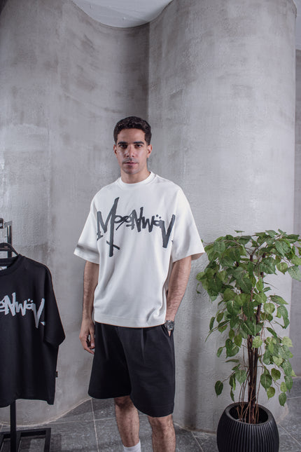 Graffiti Logo T-Shirt-Box Fit