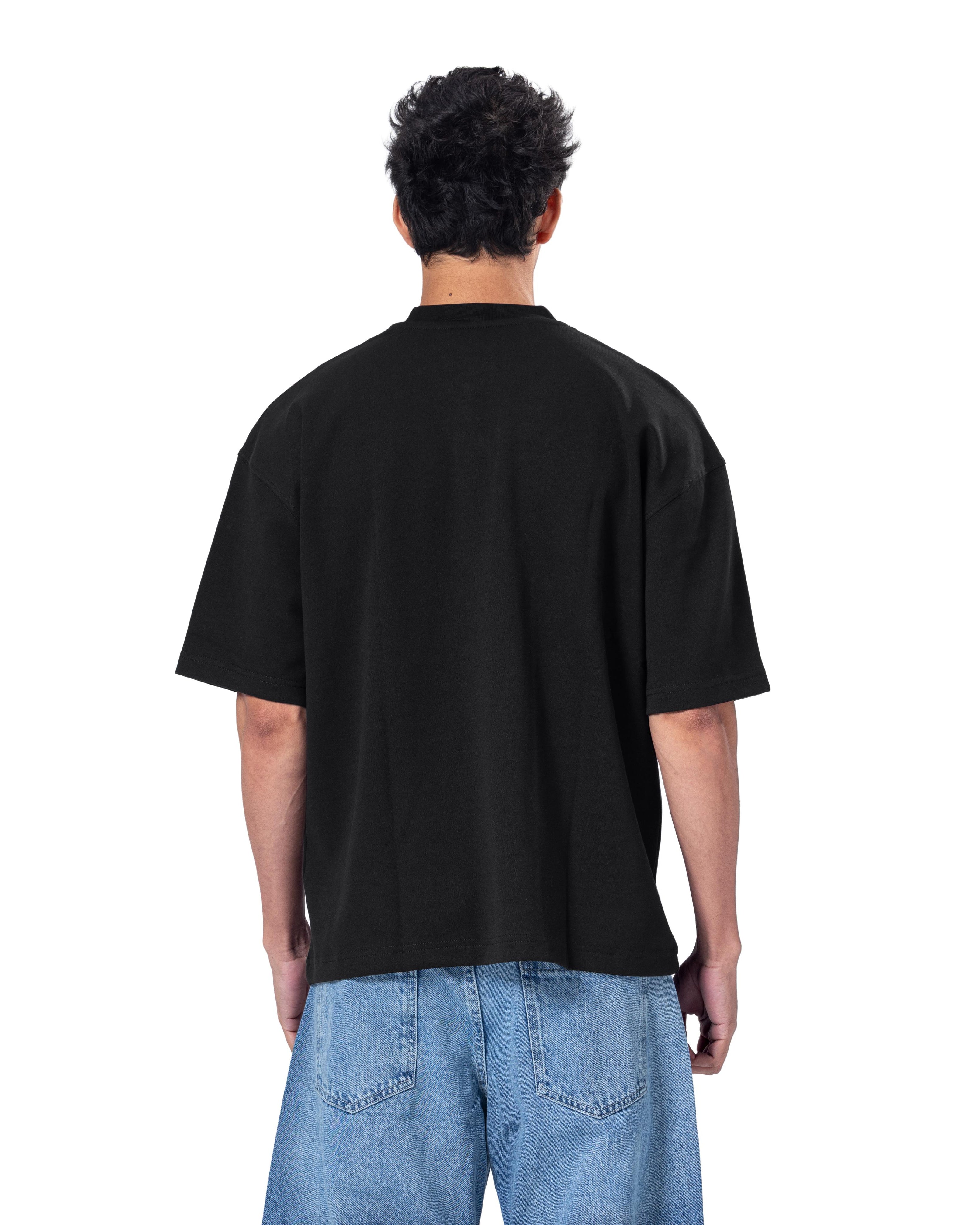 Crew Neck Oversized Fit Printed T-Shirt