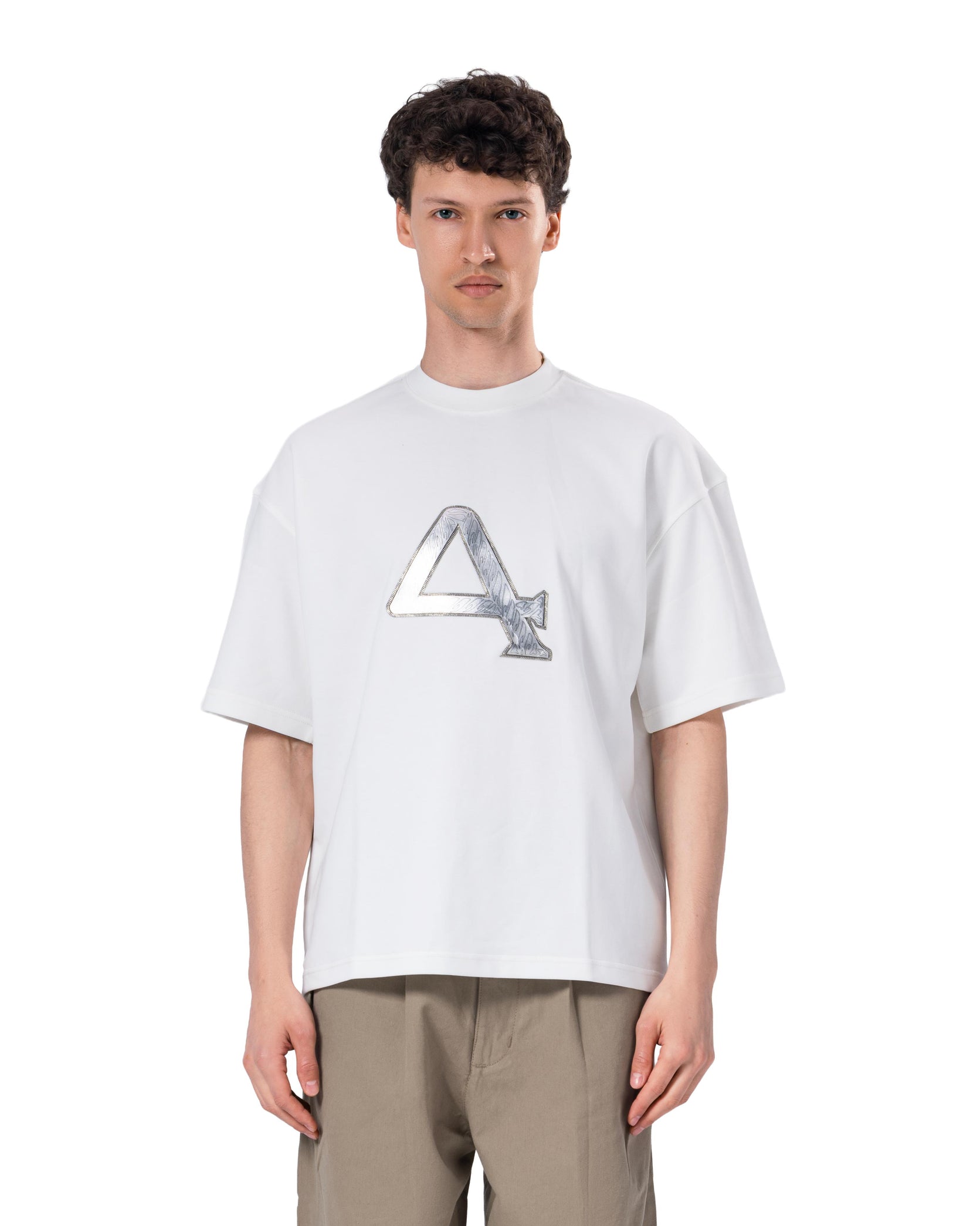 Crew Neck Oversized Bold Fit Printed T-Shirt