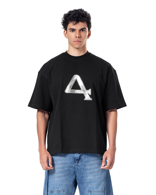 Crew Neck Oversized Bold Fit Printed T-Shirt