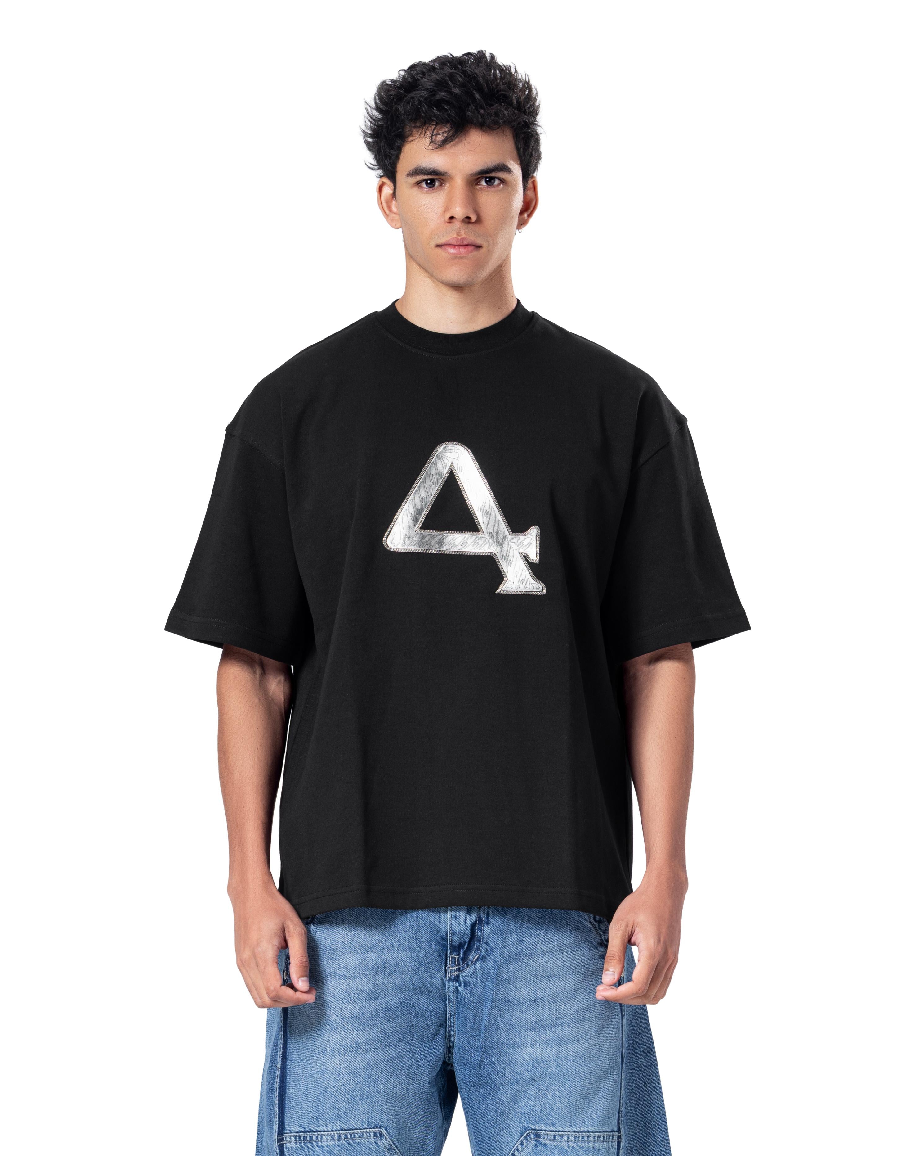 Crew Neck Oversized Bold Fit Printed T-Shirt