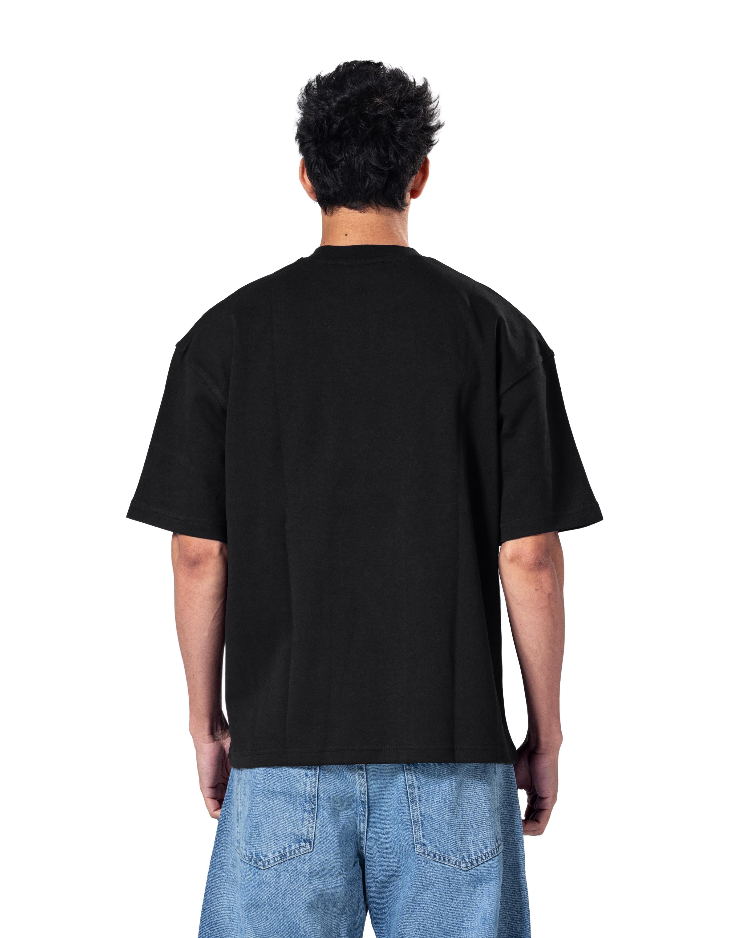 Crew Neck Oversized Bold Fit Printed T-Shirt