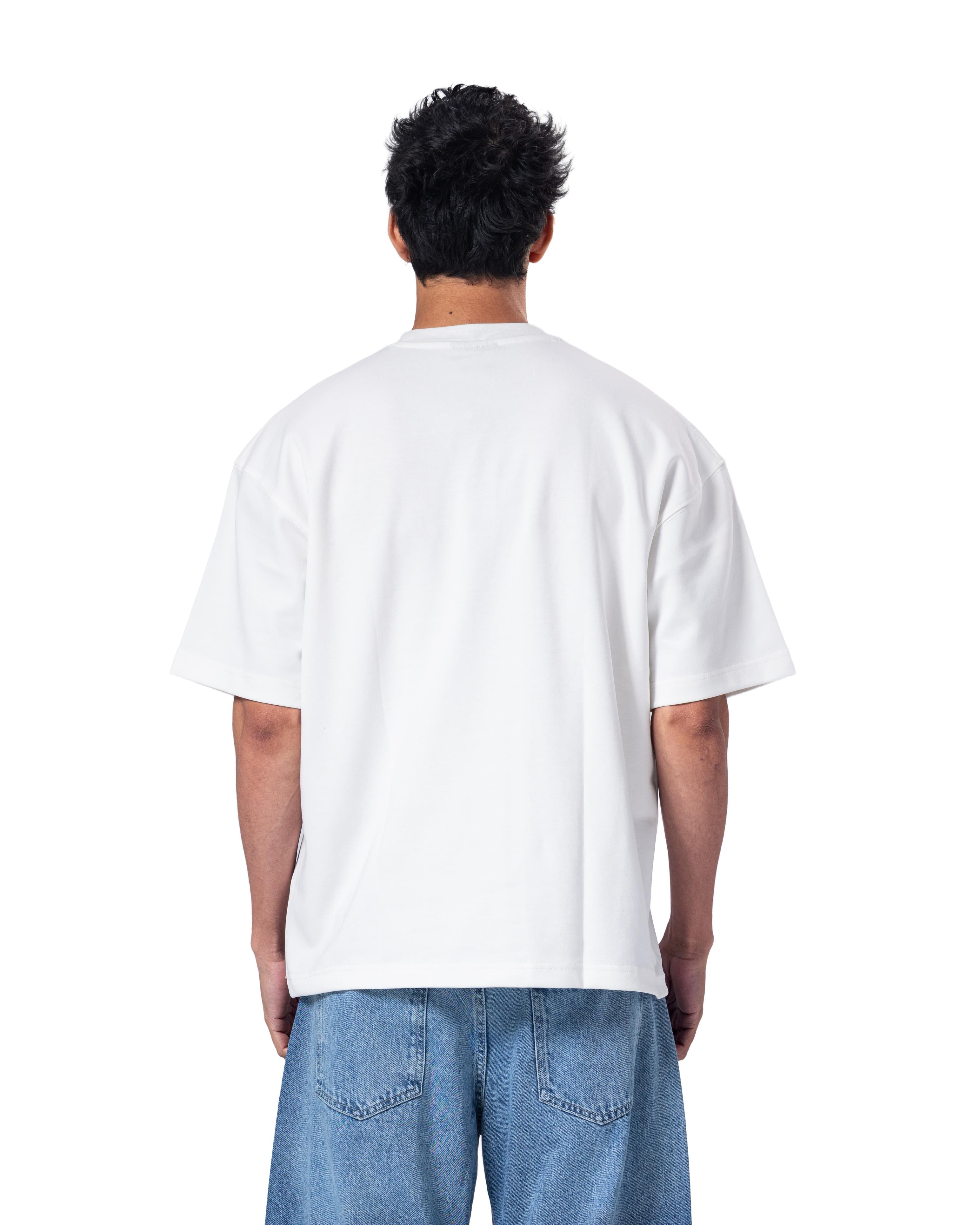 Crew Neck Oversized Fit Catch Printed T-Shirt