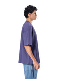 Crew Neck Oversized Fit Catch Printed T-Shirt