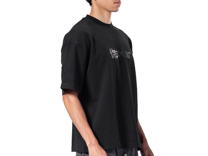 Crew Neck Oversized Fit Creek Printed T-Shirt
