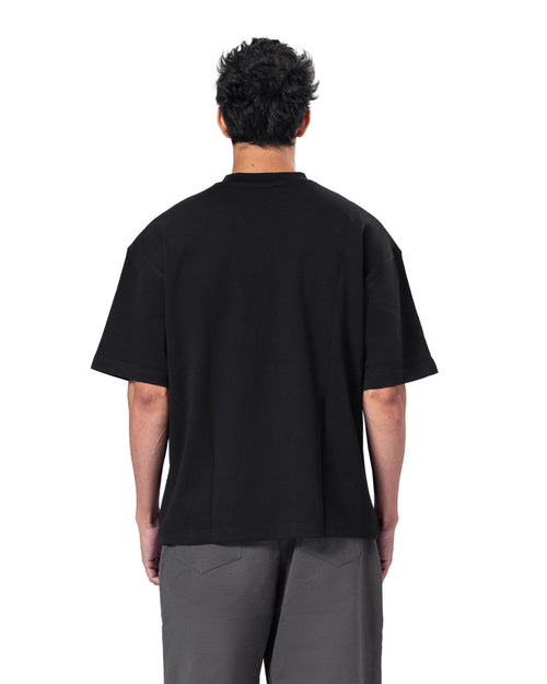 Crew Neck Oversized Fit Creek Printed T-Shirt
