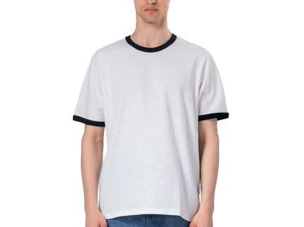 Crew Neck Contrast Trim Regular Fit T-Shirt