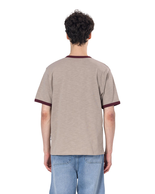 Crew Neck Contrast Trim Regular Fit T-Shirt