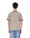 Crew Neck Contrast Trim Regular Fit T-Shirt