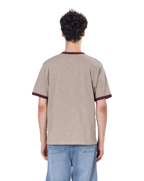 Crew Neck Contrast Trim Regular Fit T-Shirt